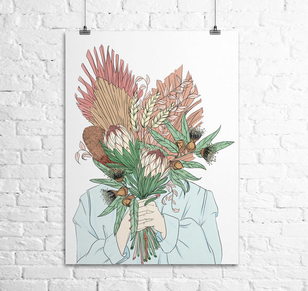 FOREVER FLORAL - A2 PAPER POSTER PRINT