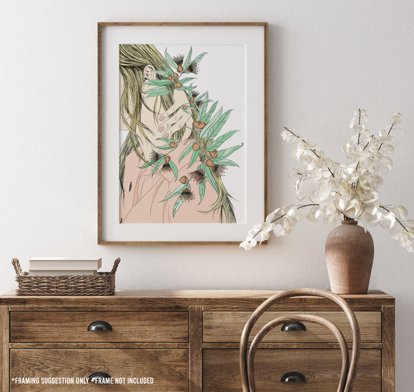 FLOWERING GUM - A3 PAPER POSTER PRINT