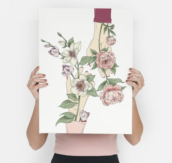 IN BLOOM - A3 PAPER POSTER PRINT
