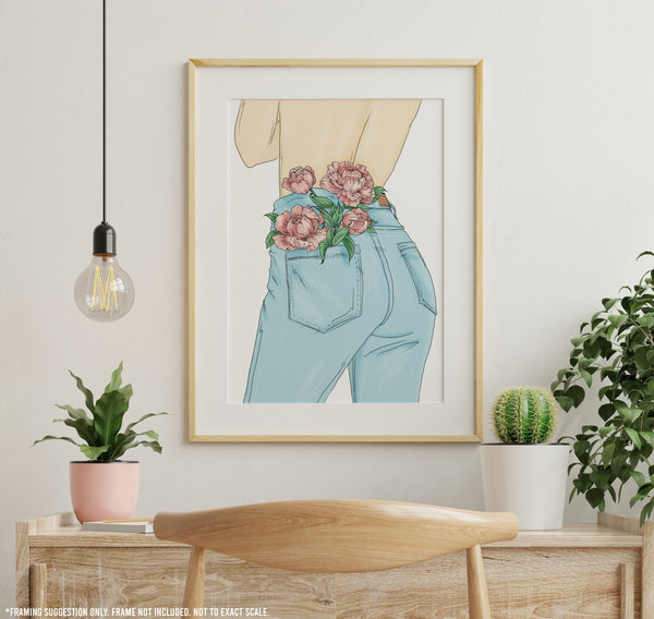 POCKET POSY - A3 PAPER POSTER PRINT